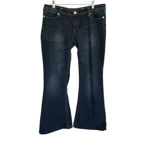 Seven7 denim Flared dark Wash jeans size 32